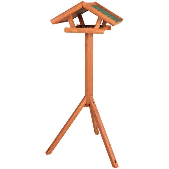 TRIXIE Mangeoire pour oiseaux Natura 46 x 22 x 44 cm Marron 5570