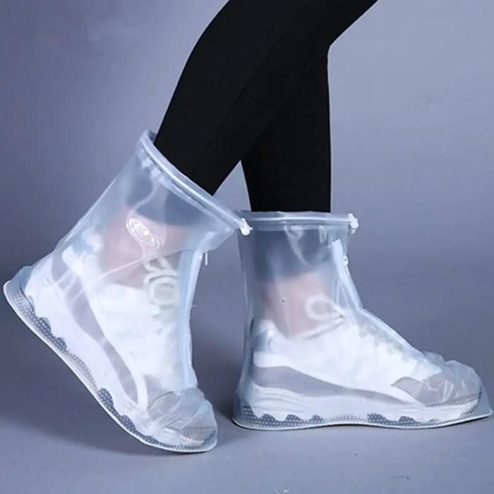 20 Paires Couvre-Chaussures Imperméables Réutilisables YAFLUG - Antidérapants, Transparents, Pour Hommes Femmes, Camping, Pluie, Visites