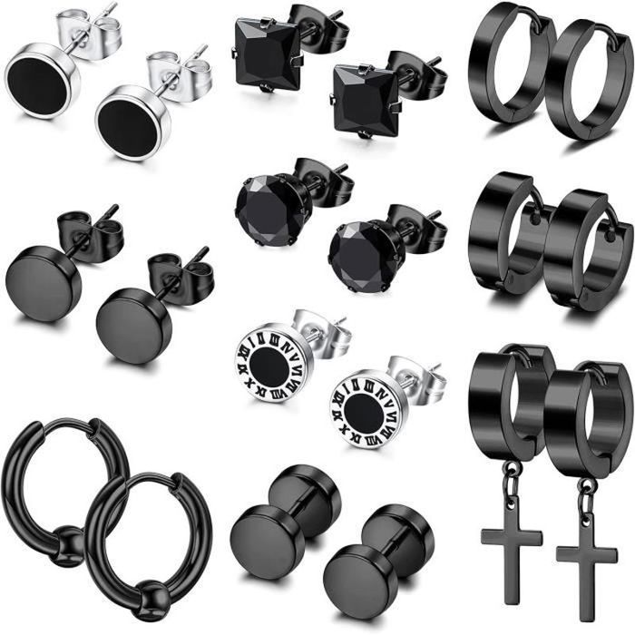 Deepton – Lot De 10 Paires De Boucles D'oreilles à Clip – Licorne, Cœur, Sirène, étoile – Sans Perçage – Dès 3 Ans