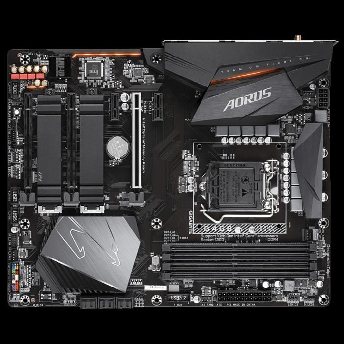 Carte mère GIGABYTE B460 AORUS PRO AC Intel B460 Socket LGA1200 4xDDR4 SDRAM 128GB ATX - Gigabyte
