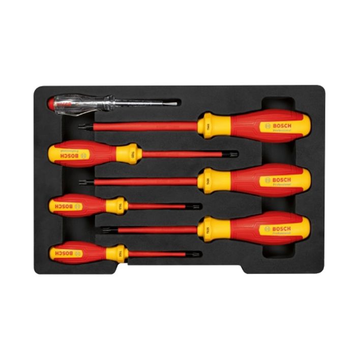 Bosch Professional Set de tournevis TX VDE avec testeur de phase unipolaire – 7 pièces - vue 2