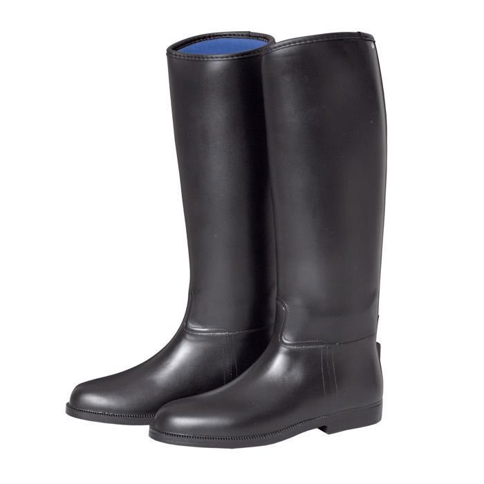 HKM SPORTS EQUIPMENT Bottes D'Équitation Comfort Mixte Noires X-Large - Protection Sabots Cheval