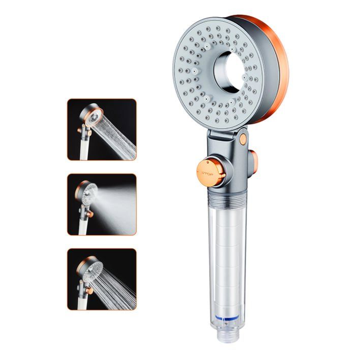 Pommeau de Douche Economie Deau Anti Calcaire Douchette avec Filtre Haute Pression Pomme avec 3 Modes de Jet