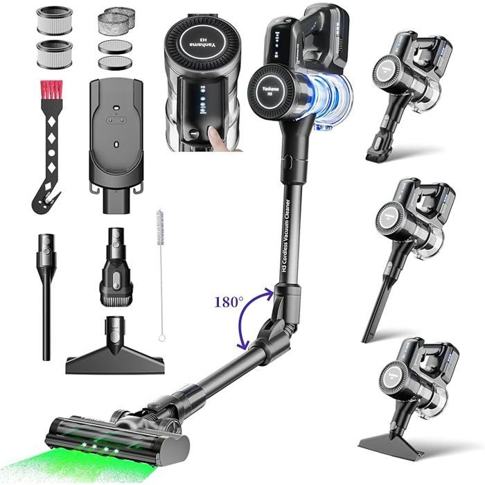 Aspirateur Balai sans Fil - AUTREMENT - 530W - 38000PA - 60 Min Autonomie - Filtre HEPA