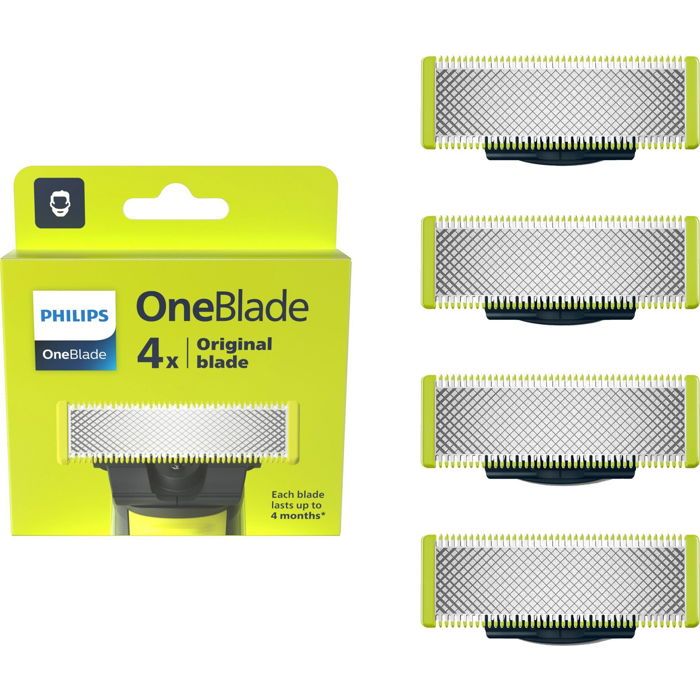 Philips OneBlade QP240/50 Lames de remplacement 4 pieces