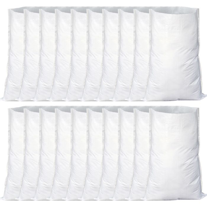 Sacs à gravats - Résistant et réutilisable - Sachet de 2 tissés avec