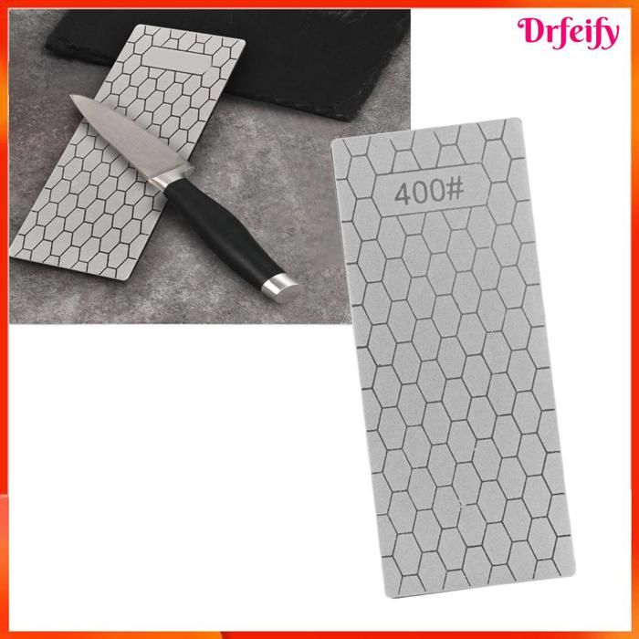 Pierre à aiguiser en diamant - AKOZON - 150x63mm - Nid dabeille - 1000/400 mailles - Légère et durable