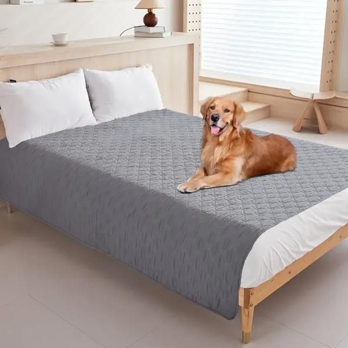 Couverture Imperméable Chien - Tapis pour Animaux - 70x180 cm - Gris - Durable et Lavable en Machine
