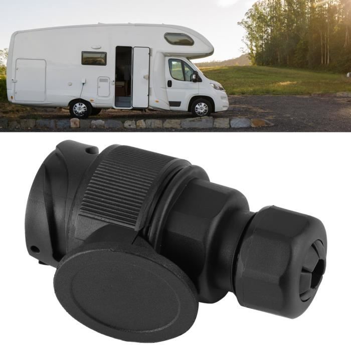 Support Timon 7 13 Broches Support Prise Remorque Universel - 7 Et 13 Broches - Rouge - Protection Connecteur Support Remorque