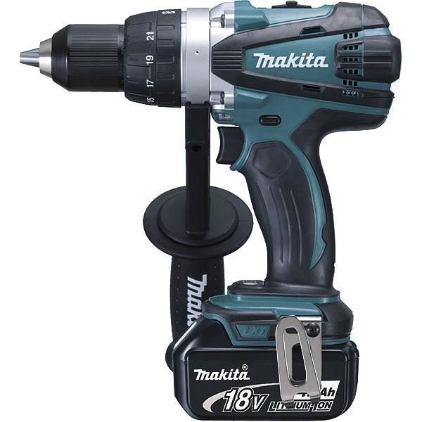 Perceuse-Visseuse Makita DDF 458 RMJ – 18V, 2 Batteries 4 Ah, Chargeur, MAKPAC