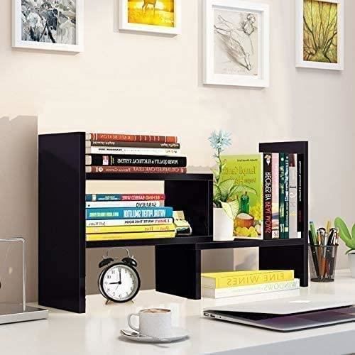 Étagère de rangement - ZGEER - Noir - 3 tiroirs - Bureau et maison