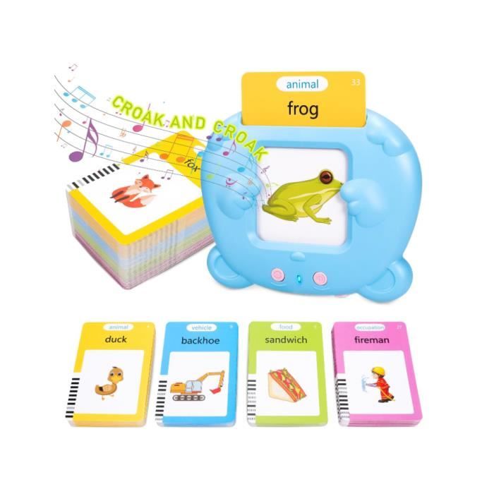 Cartes Flash Parlantes - Éducatif - Multicolore - 112 Cartes