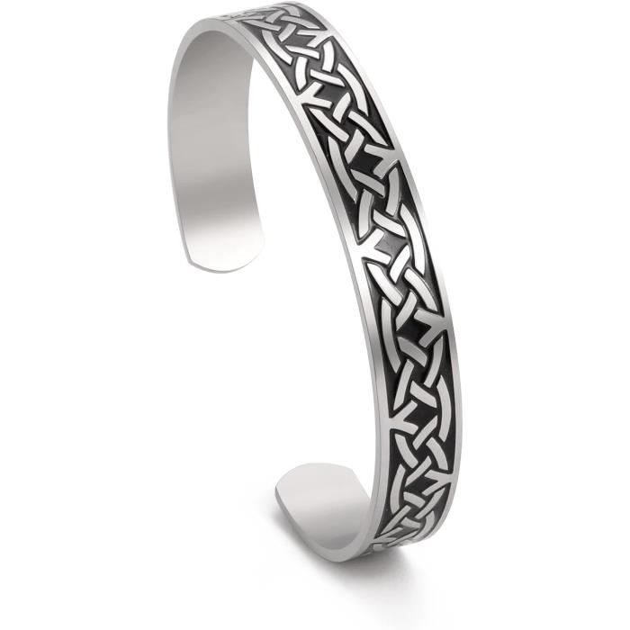 bracelet poiray coeur entrelace 14 a 20 cm argent