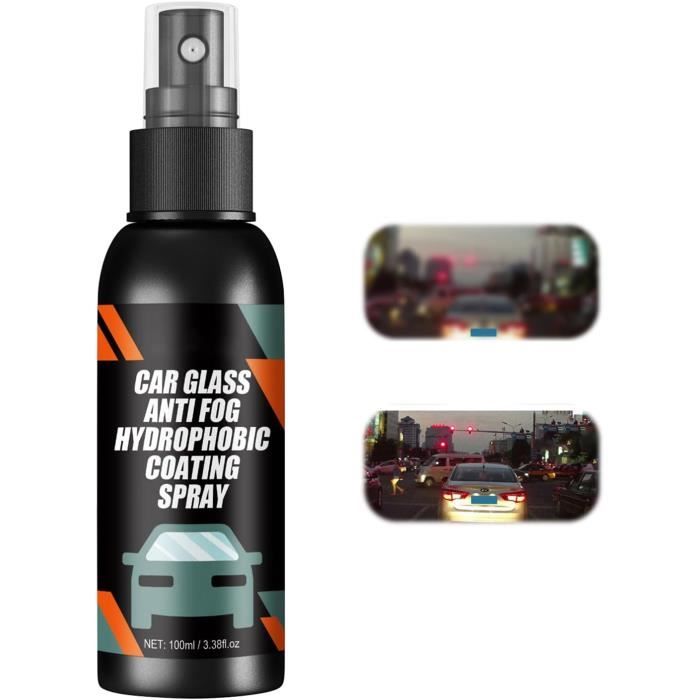 Spray Anti-buée pour pare-brise de voiture, nettoyant pour vitres, pour  intérieur d'automobile