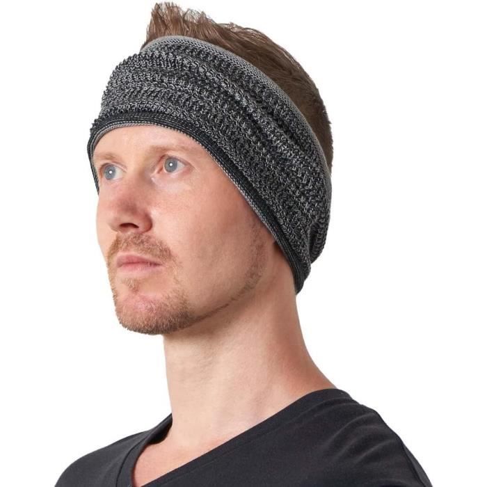 Lot De 5 Bandeaux De Sport Larges Pour Hommes - Respirant - Course, Fitness, Vélo