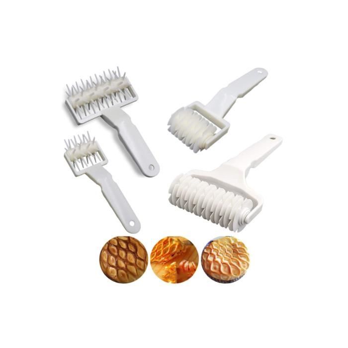 Rouleau Coupe-pâtisserie En Treillis 2 Pièces, Outil De Cuisson DIY