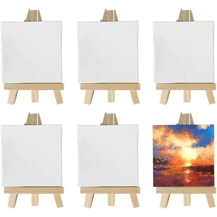 Lot De 24 Mini Chevalet, Mini Chevalet Trépied En Bois, Chevalet En