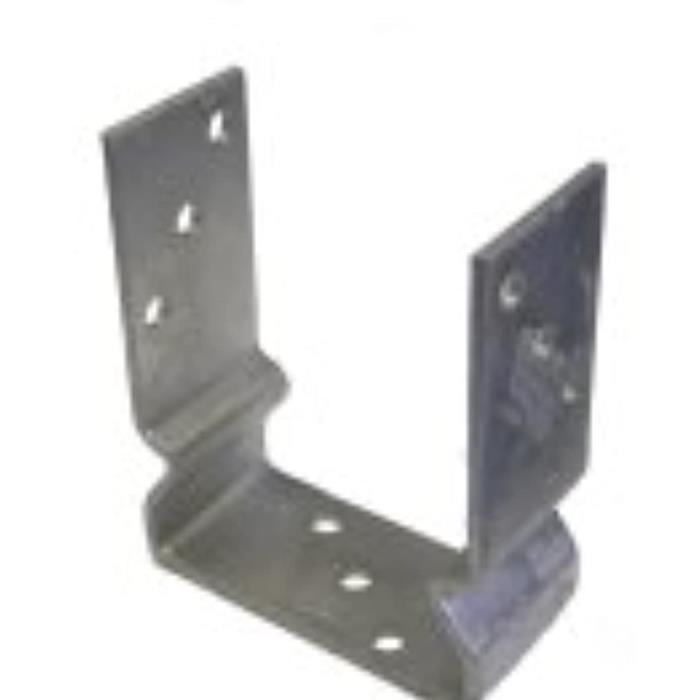 Ancre Pour Poteau Forme U Acier Galvanisé, 71-161x70/150-190x100mm Mm