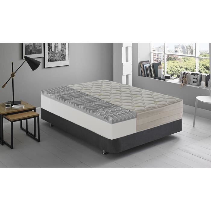 Matelas 160x200 En Mousse A Memoire De Forme Avec 9 Zones Differentes Hauteur 25 Cm Roma Achat Vente Matelas Cdiscount