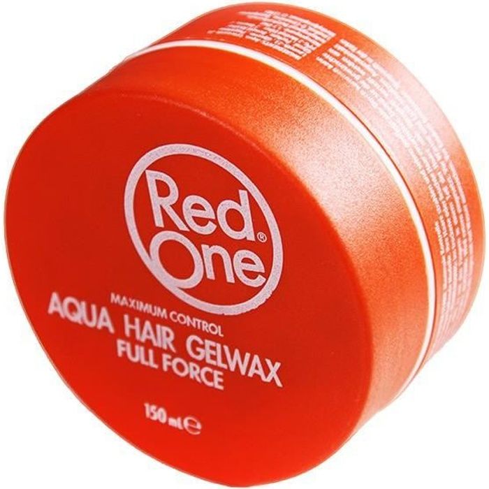 Red One Orange Aqua Hair Gel Wax full force 150ml Cdiscount Au quotidien