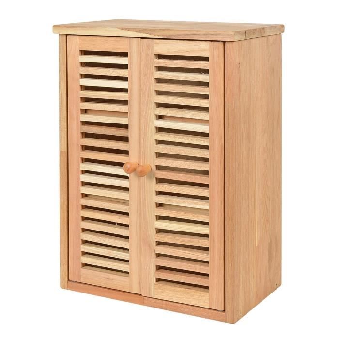 Armoire Pharmacie Mur Armoire De Toilette Etagere Noyer Treillis