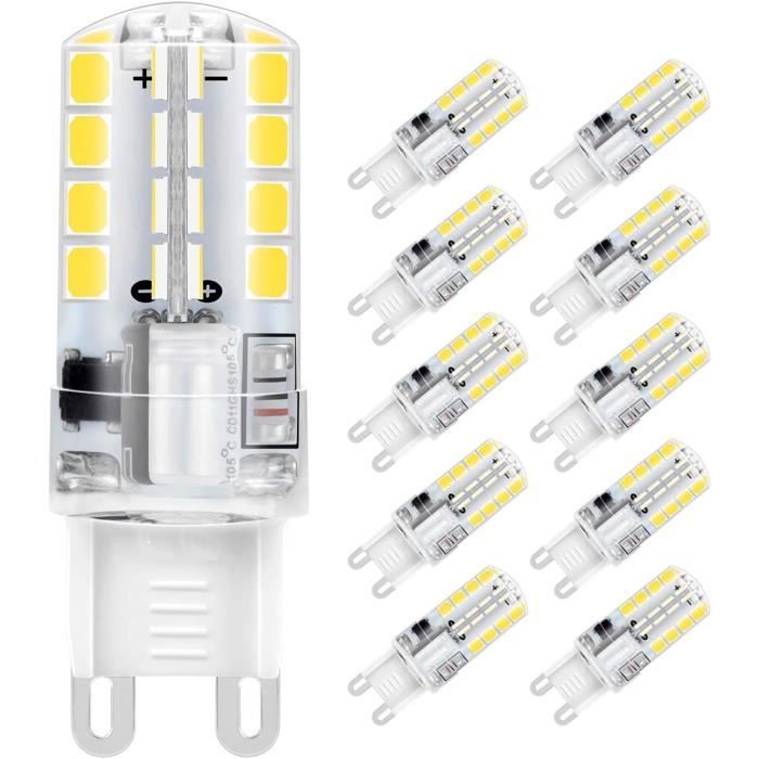 Ampoule LED G9 4W Equivalente 40W Halogène Lumière Blanc Froid 6000K