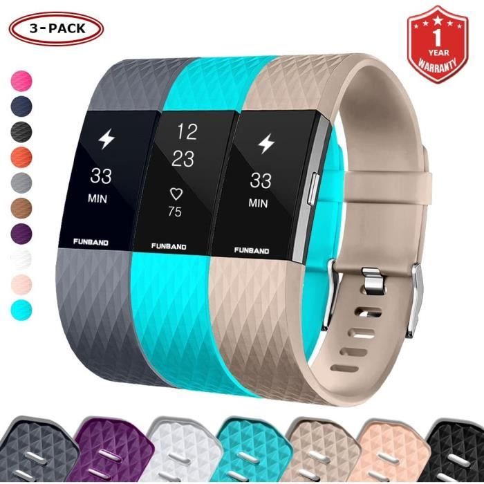 Fitbit Sangle Pour Fitbit Charge 2 Montre Remplacement Bande Silicone Boucle Petit L 