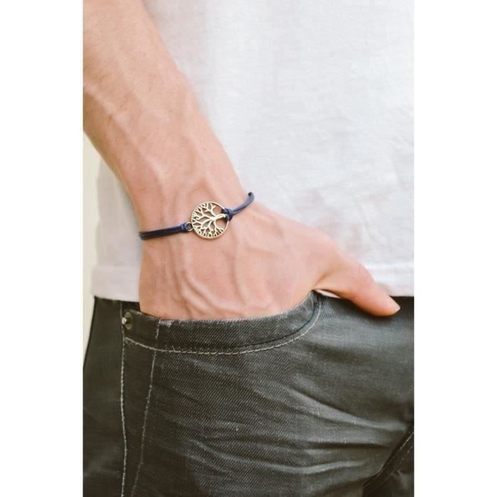 La vie en or bracelet homme