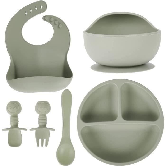 BIOZOYG - Set Vaisselle Repas pour Bébé en Bioplastique - Set Petit