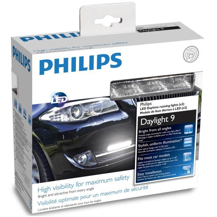 Philips Kit Ampoules Feux De Circulation Diurnes 9