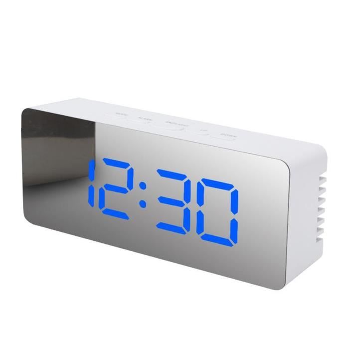 Réveil sans radio,LED Wecker Numérique USB Alarmwecker Funk Uhr
