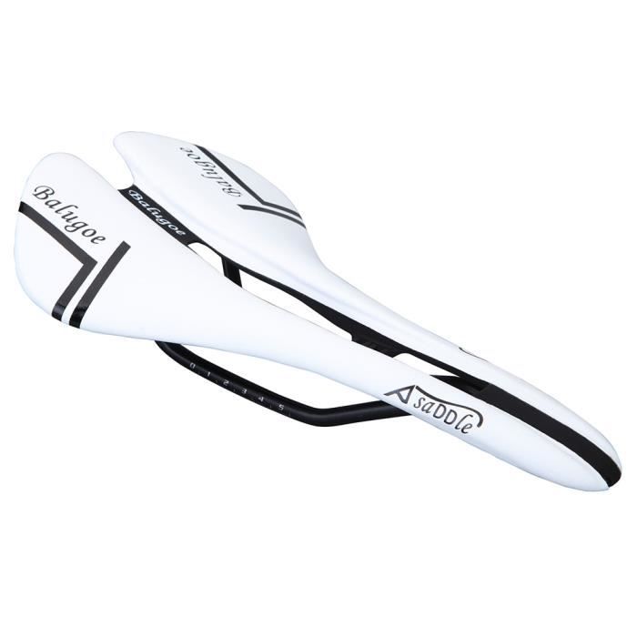 Blanche Selle de velo de course confortable legere et souple pour vtt Cdiscount Sport