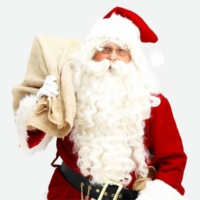 Perruque pere noel clearance