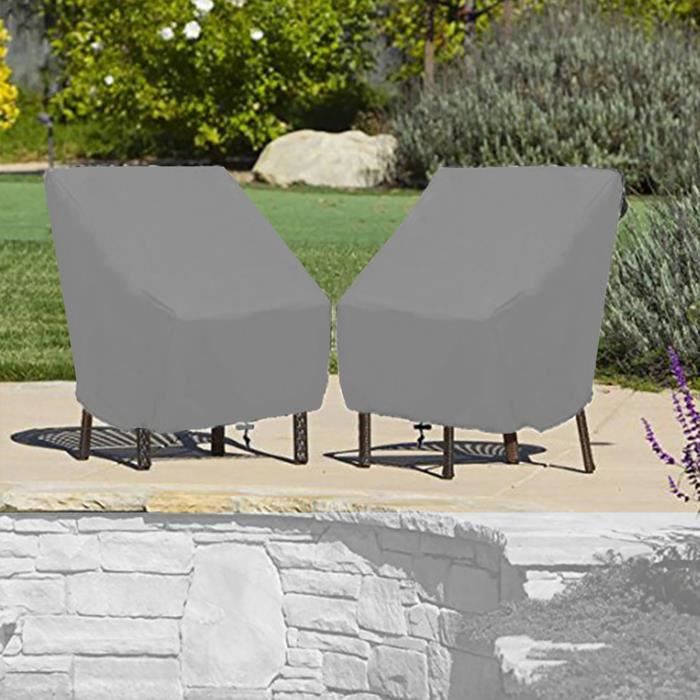ZJCHAO Housse de meuble Imperméable à l'eau de meubles anti-poussière chaise canapé couverture protection jardin patio