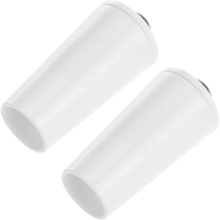 Butées Pour Volets Roulants - Lot De 10, PVC Blanc 40 Mm, Avec Vis Et Rondelles, Conique - 4