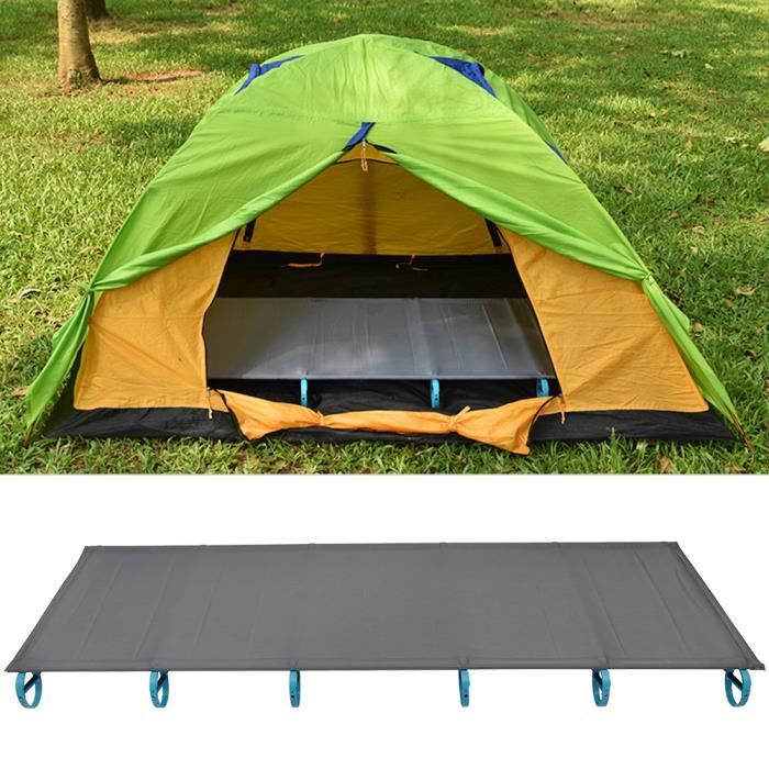 Lit De Camping Pliant, Lit De Camping Portable Ultra-léger En Aluminium Pliant Lit De Couchage De Pêche Pour Tente De Voyage En