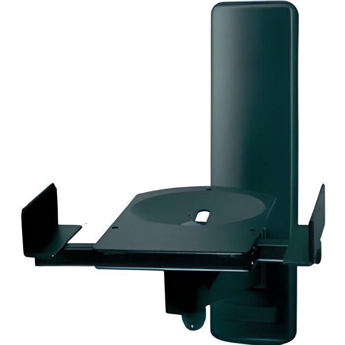 Support mural denceinte - BTECH - BT77 - Fixation par pince - Noir