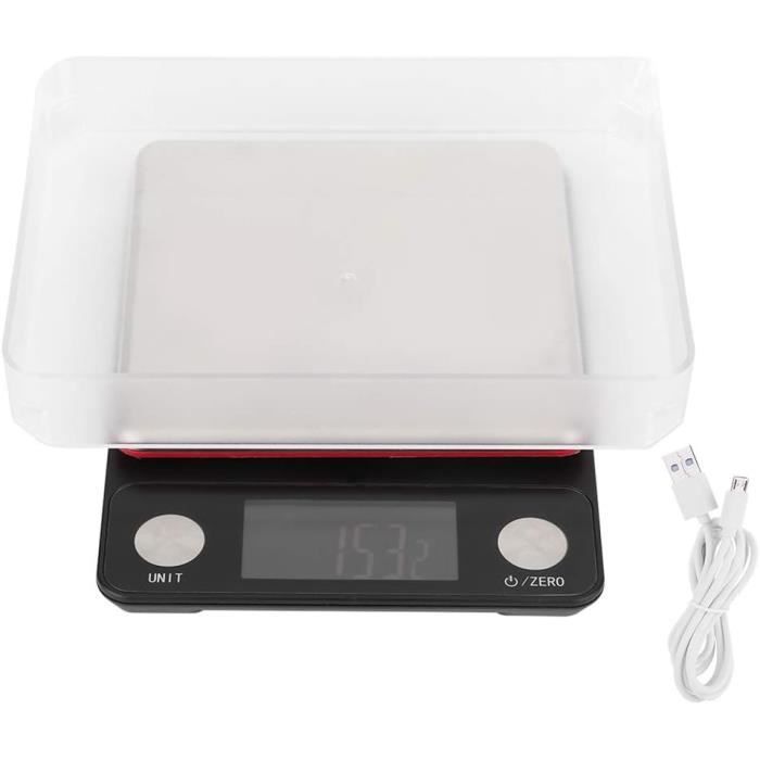 Balance Alimentaire 5 Kg 0,1 G Balance De Cuisine Numérique Poids