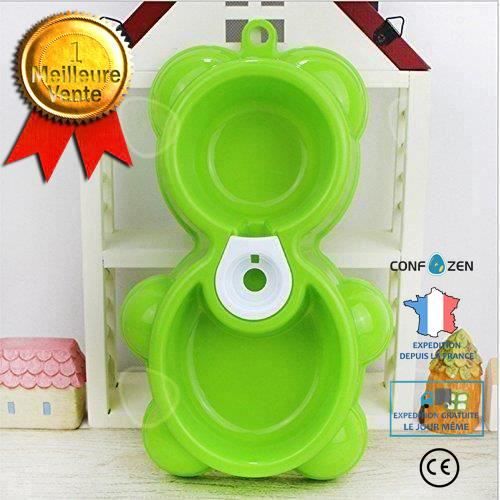 Comparer les prix de CONFO 1X Bol pour animaux Gamelle double Distributeur d'eau et nourriture automatique pour chat chien