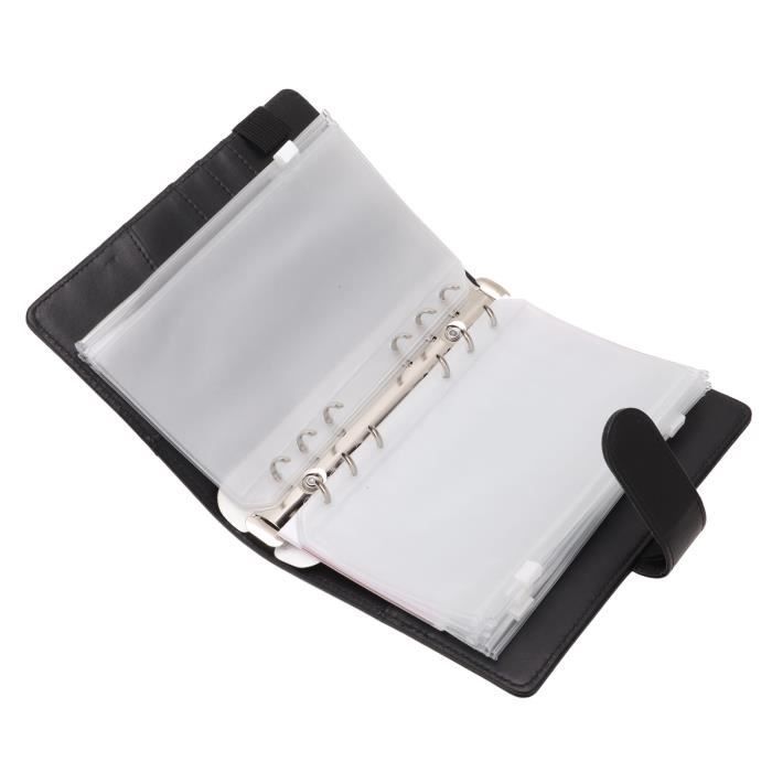 37 Pièces Accessoires Classeur Budget A6 – 24 Feuilles + 12 Pochettes Transparentes Imperméables – Organisation Finances