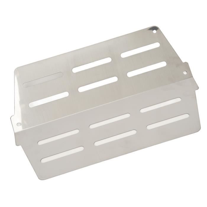 Plaque Chaleur Barbecue 37 Cm - Acier Porcelaine, Compatible Nombreuses Marques