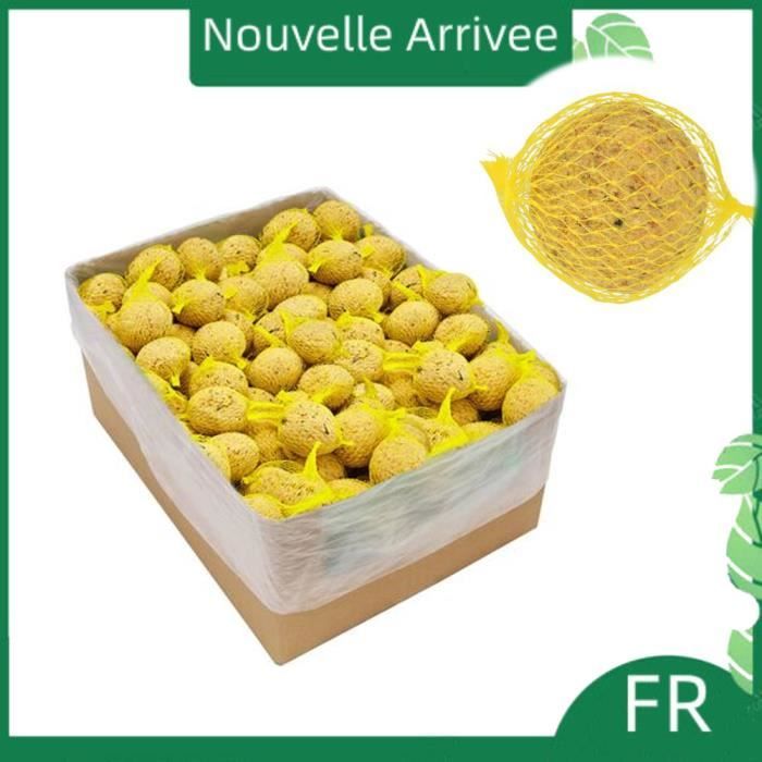 Meilleurs prix pour Surciel© Boules de graisse avec filets 200 pcs 90 g pour les oiseaux sauvages
