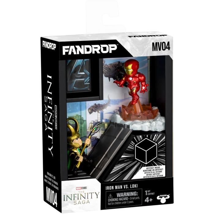 Figurine FANDROP x STAR WARS Iron Man vs Loki Vitrine avec scène culte + mini affiche 18 cm