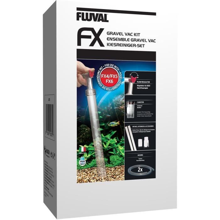 Kit de nettoyage de gravier daquarium - FLUVAL - FX - Compatible filtres extérieurs FX4 et FX6 (2ème génération)