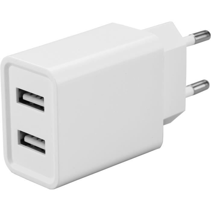 GAO Kit de voyage avec câble de charge 3 en 1, double chargeur, double chargeur de voiture Noir - vue 1