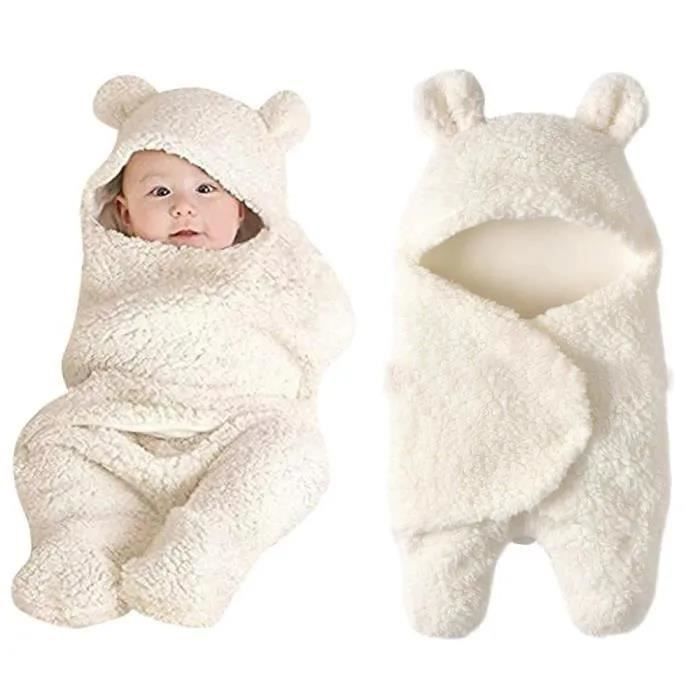 Nouveau Ne Bebe Mignon Coton Reception Couverture Blanche De Couchage Garcon Fille Wrap Swaddle Xyywh 912 Cdiscount Puericulture Eveil Bebe