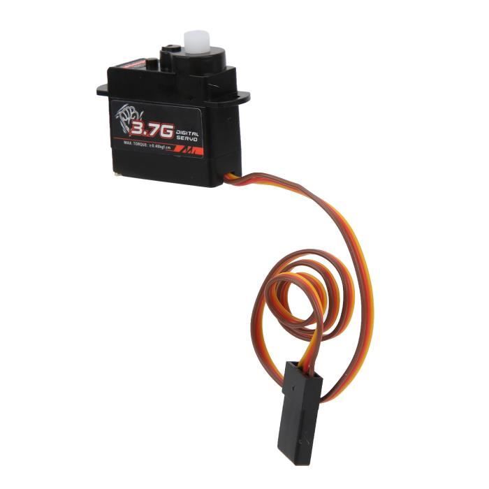 Servo Analogique VolantexRC 9g - Engrenages Plastique, Câble Dupont 350mm, Pour Modélisme (gouvernail)
