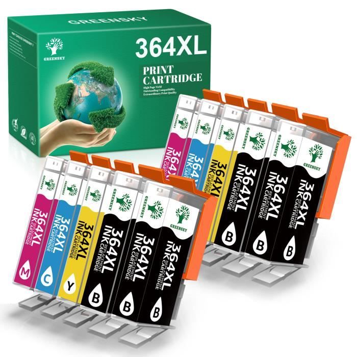 5 Cartucce Compatibili Hp 364 5 Cartucce HP 364 XL Nere Compatibili - Per Stampanti Photosmart B109 E B110, Alta Resa, Garanzia 2 Anni Cartucce Acolor - Foto 10