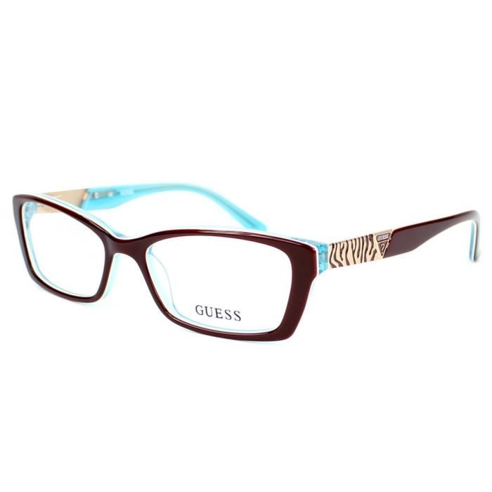 Monture Lunettes GUESS Femme Titane Bleu Acier Taille S - Vintage, Très Bon état Occasion