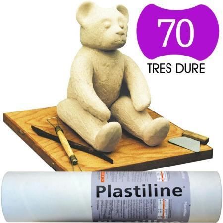 Pâte à modeler de précision - HERBIN - Plastiline - Dureté 70 - 1 kg - Ivoire